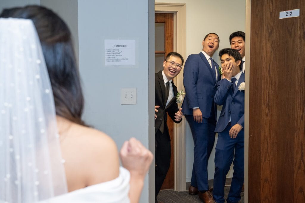 Atlanta wedding first looks